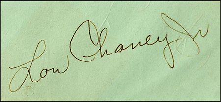 Lot #1166 Lon Chaney, Jr - Image 1