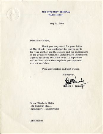 Lot #231 Robert F. Kennedy - Image 1