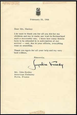 Lot #71 Jacqueline Kennedy - Image 1