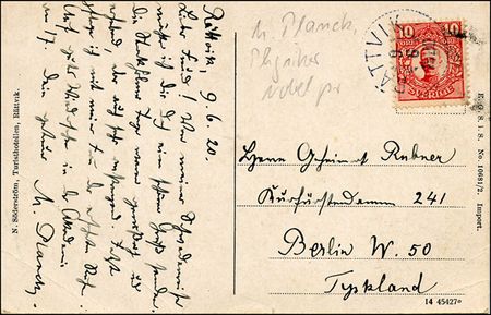 Lot #273 Max Planck - Image 1