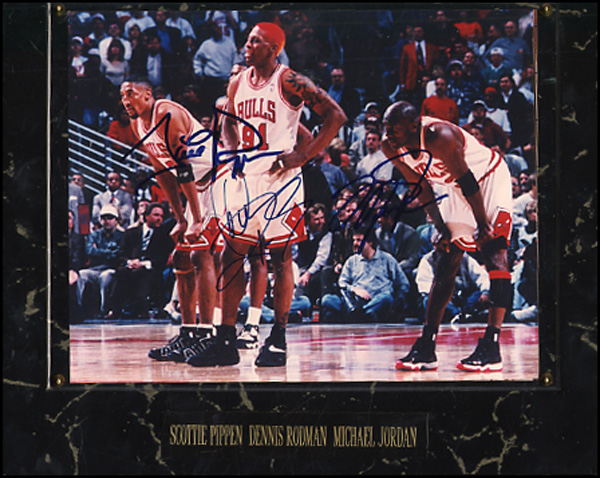 jordan pippen rodman autograph