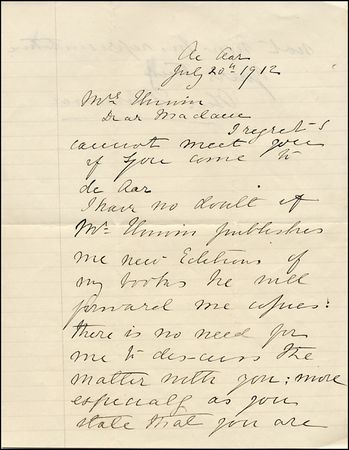 Lot #1487 Olive Schreiner - Image 2