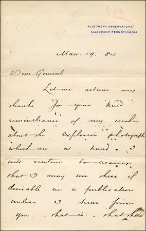 Lot #1329 Samuel P. Langley - Image 2