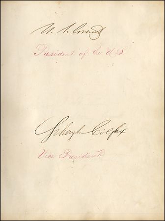 Lot #56 U. S. Grant, Cabinet and Others - Image 1