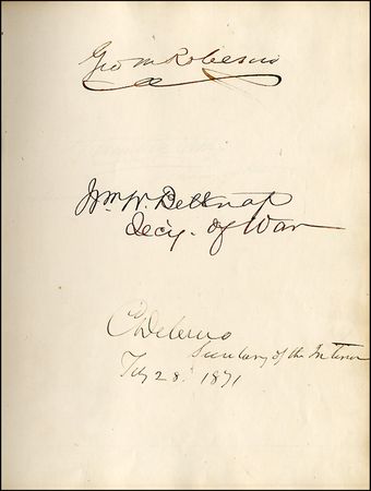 Lot #56 U. S. Grant, Cabinet and Others - Image 2