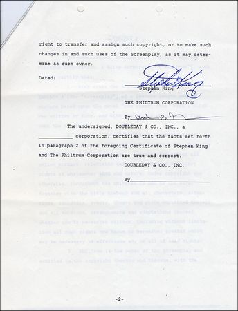 Lot #1443 Stephen King - Image 1
