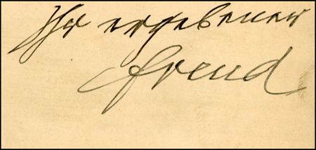 Lot #411 Sigmund Freud - Image 1