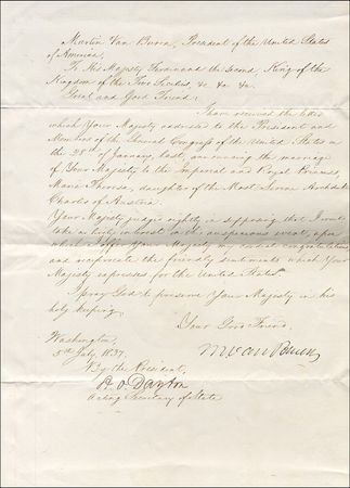 Lot #150 Martin Van Buren - Image 2