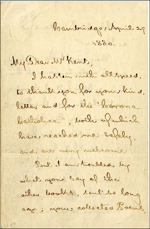 Lot #1456 Henry Wadsworth Longfellow - Image 2