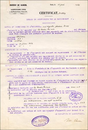 Lot #320 Marie Curie - Image 2