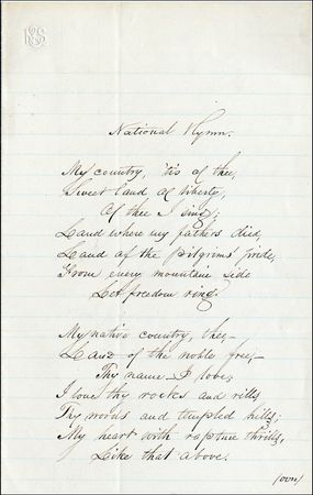 Lot #1492 Samuel F. Smith - Image 1