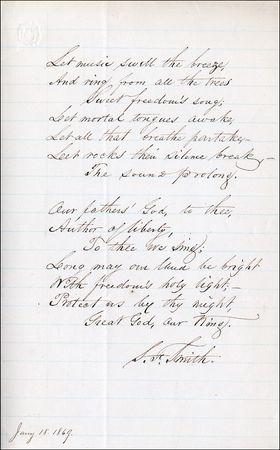 Lot #1492 Samuel F. Smith - Image 3