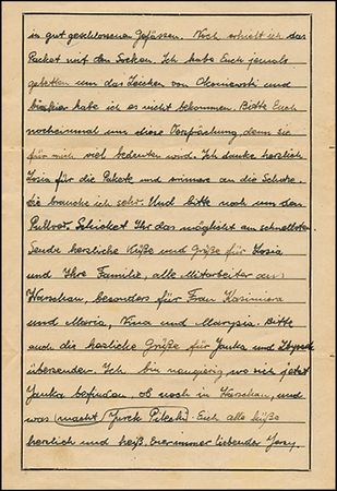 Lot #948 Dachau Camp Letter - Image 2