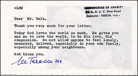 Lot #683 Mother Teresa - Image 1