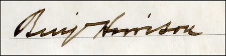 Lot #61 Benjamin Harrison - Image 1