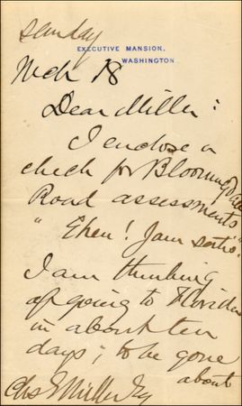 Lot #8 Chester A. Arthur - Image 2