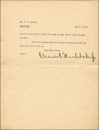Lot #799 Clement Studebaker - Image 1