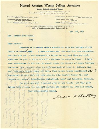 Lot #198 Susan B. Anthony - Image 1