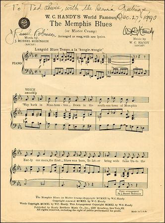 Lot #1674 W. C. Handy - Image 1