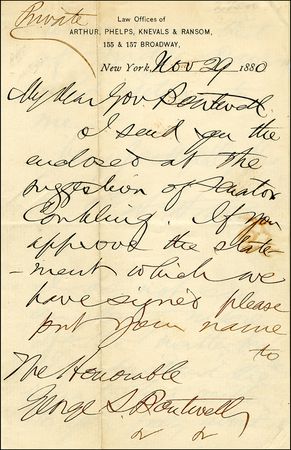 Lot #9 Chester A. Arthur - Image 2