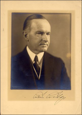 Lot #34 Calvin Coolidge