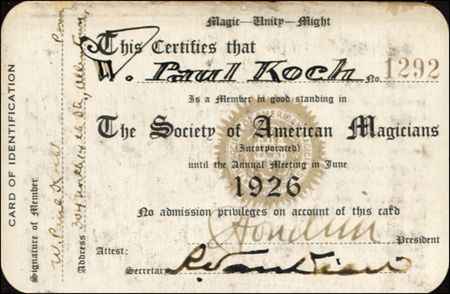 Lot #2343 Harry Houdini - Image 1
