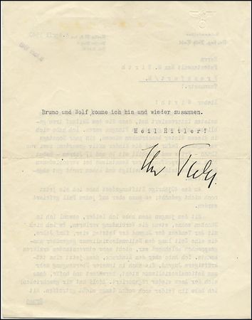 Lot #1268 Fritz Todt - Image 1