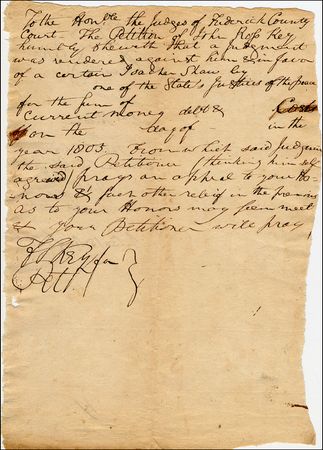 Lot #583 Francis Scott Key - Image 2
