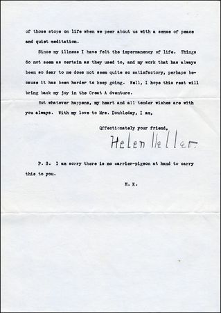 Lot #564 Helen Keller - Image 1
