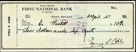 Lot #3099 Ty Cobb - Image 1