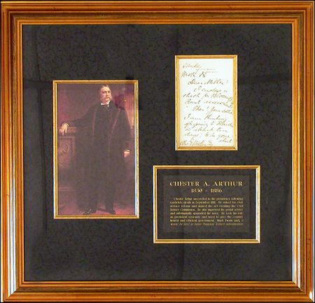 Lot #7 Chester A. Arthur - Image 2