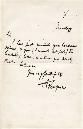 Lot #1497 Alfred Lord Tennyson - Image 1