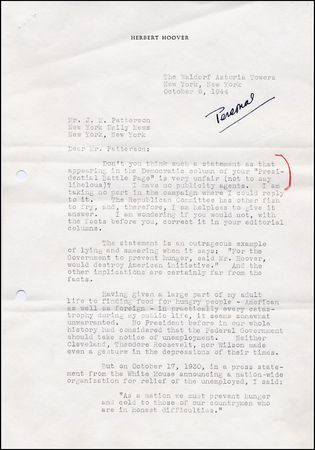 Lot #67 Herbert Hoover - Image 3