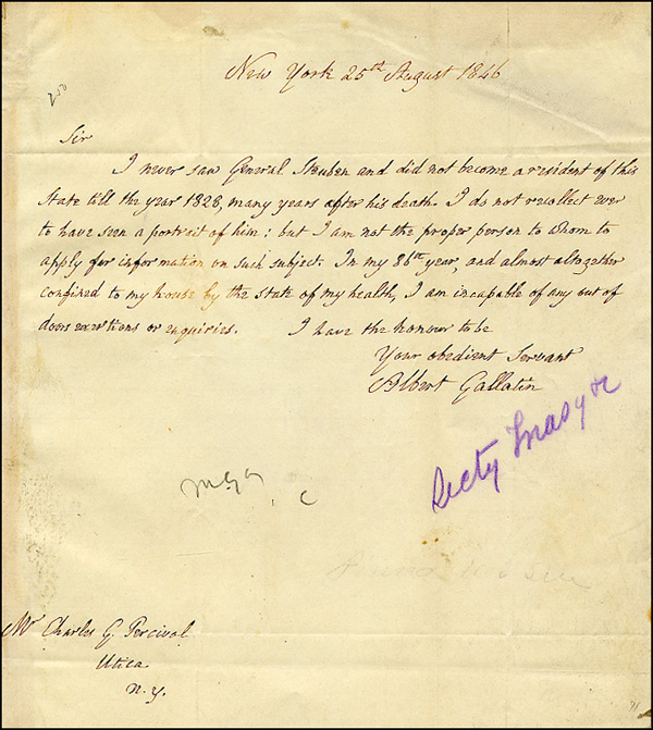 Lot 291 Albert Gallatin