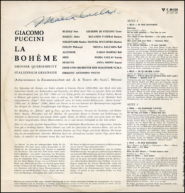 Lot 912 Maria Callas