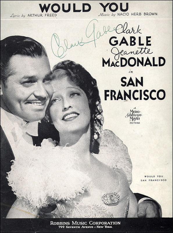 Lot 1617 Clark Gable