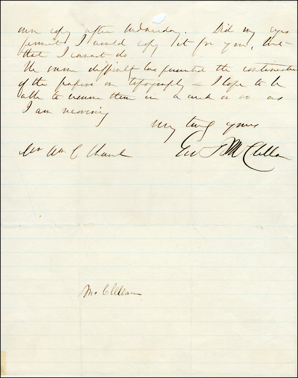Lot 564 George B. McClellan