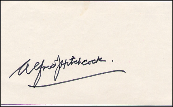 Lot 1755 Alfred Hitchcock