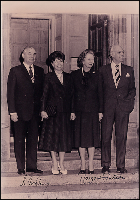 Lot 309 Mikhail Gorbachev and Margaret Thatcher