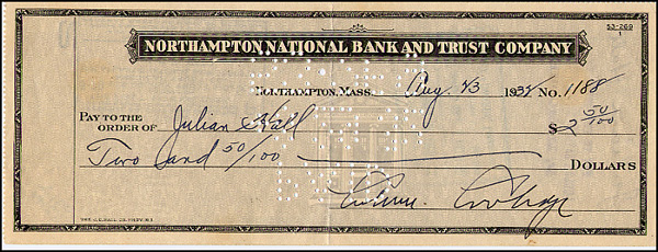 Lot 84 Calvin Coolidge
