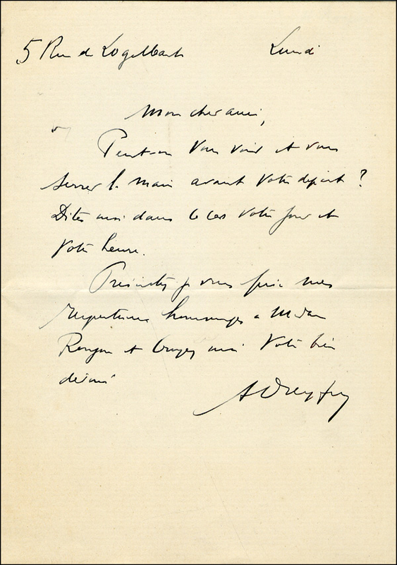 Lot 495 Alfred Dreyfus