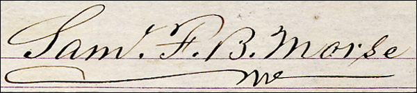 Lot 373 Samuel F. B. Morse