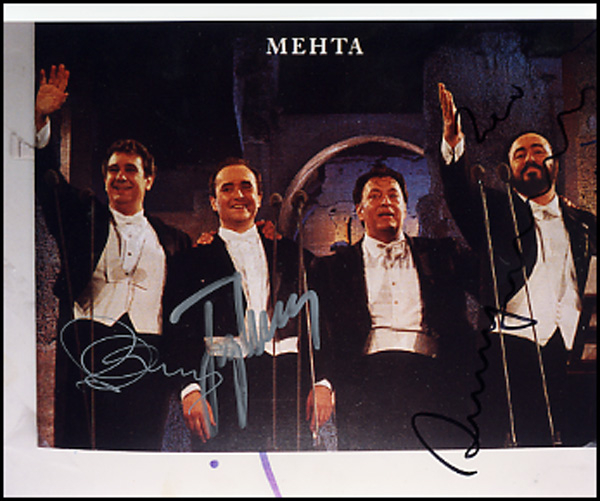 Lot 1137  Three Tenors