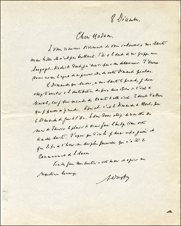 Lot 496 Alfred Dreyfus