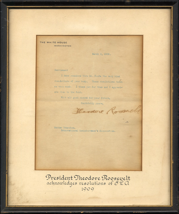 Lot 180 Theodore Roosevelt