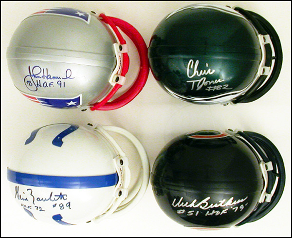 Lot 2625  Football Hall of Famers