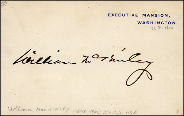 Lot 155 William McKinley