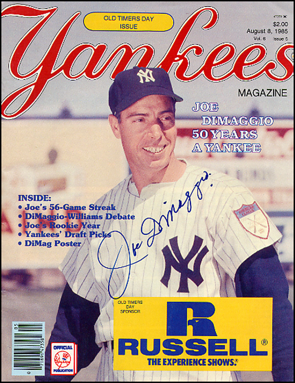 Lot 2607 Joe DiMaggio