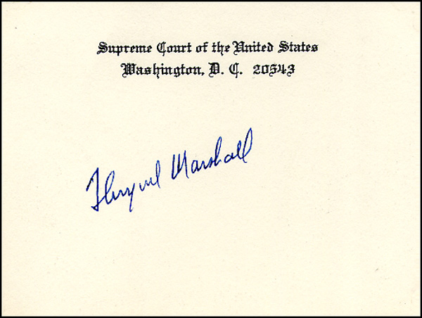 Lot 356 Thurgood Marshall