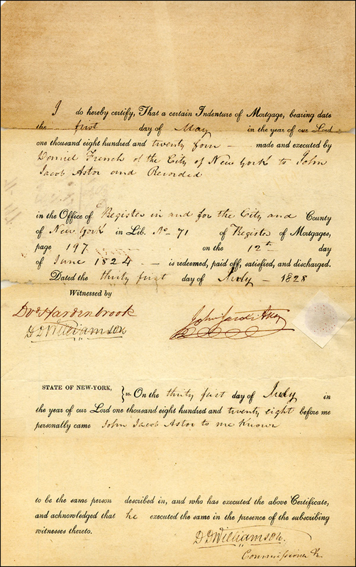 Lot 228 John Jacob Astor